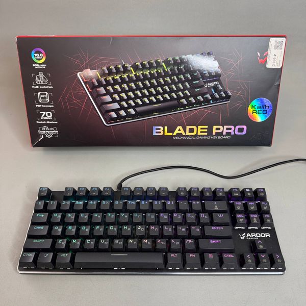 Клавиатура проводная ARDOR GAMING Blade PRO черная