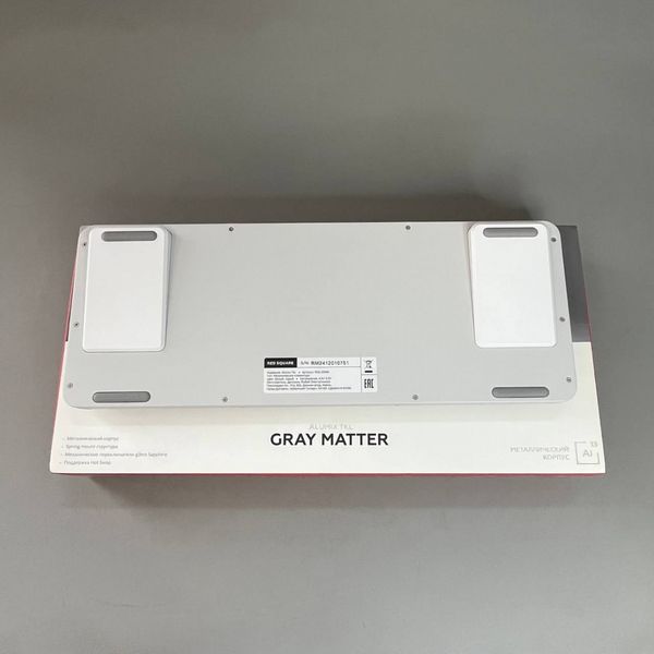 Игровая клавиатура Red Square Alumix TKL Gray Matter