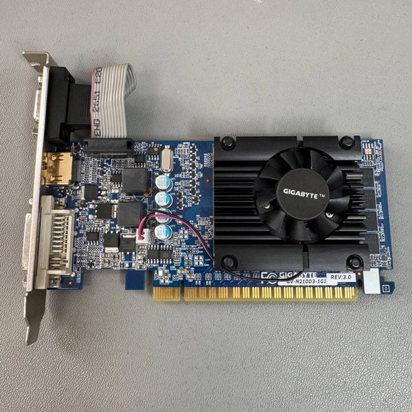 Видеокарта GIGABYTE GeForce 210 1G GV-N210D3-1GI