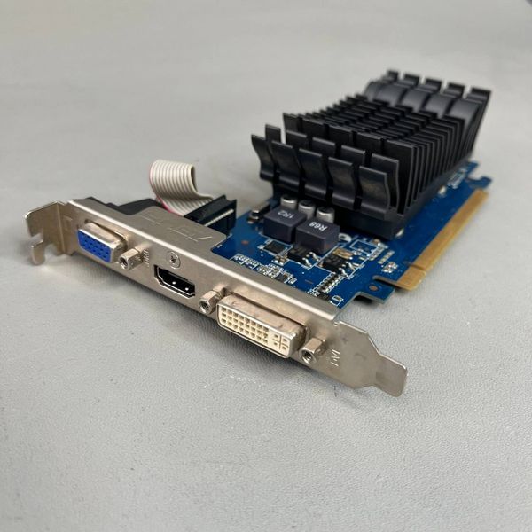 Видеокарта 1Gb GeForce Gt210 Asus 210 Silent 210-SL-TC1GD3-L