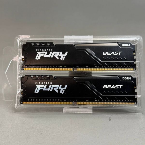 Оперативная память Kingston FURY Beast Black [KF432C16BBK2/64] 64 ГБ