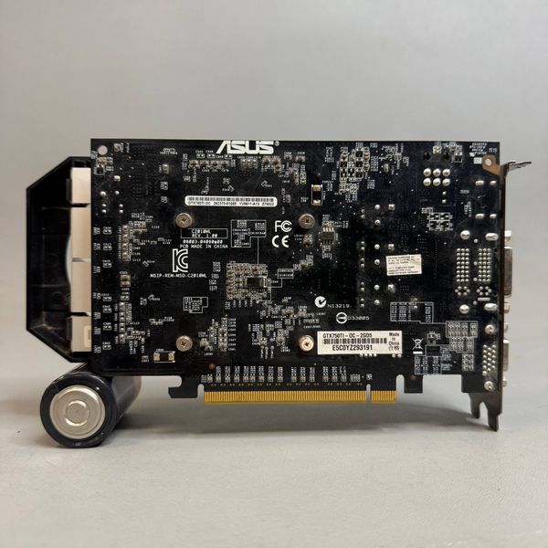 Видеокарта PCI-E Asus GeForce GTX 750 Ti DC OC 2048MB 128bit GDDR5 [GTX750TI-OC-2GD5] DVI HDMI DSub
