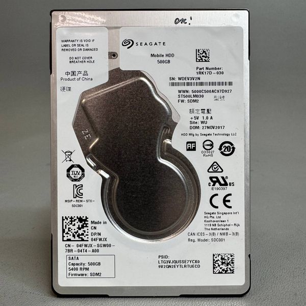 Жесткий диск Seagate Barracuda 500 гб ST500LM030
