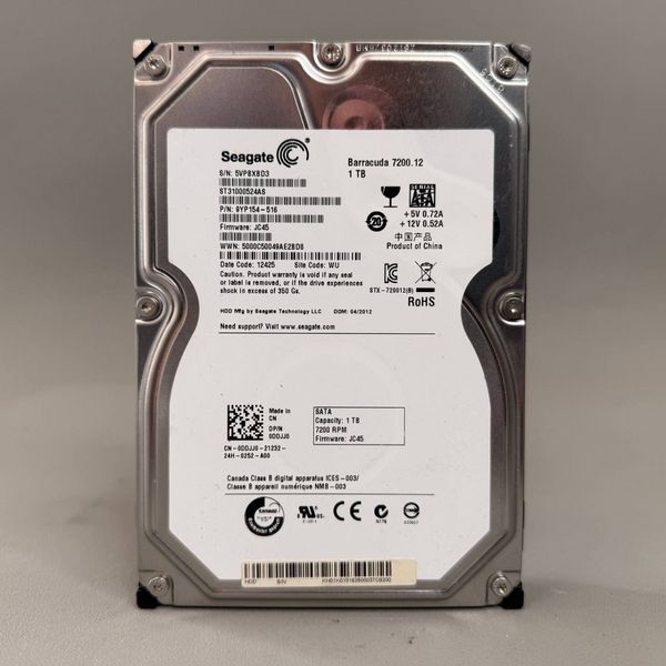 Жесткий диск Seagate Barracuda 1 тб ST31000524AS