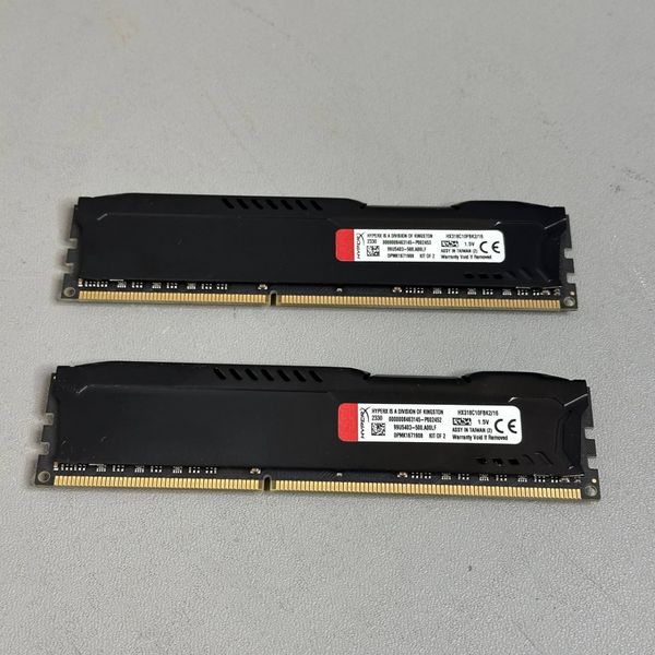 Оперативная память Kingston DDR3 16Gb (2x8Gb) 1866MHz pc-15000 HyperX FURY   (HX318C10FBK2/16)