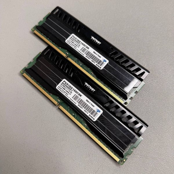Оперативная память DDR3 UDIMM Patriot Viper 3 [PV316G160C9K] 2x8Gb  16 ГБ