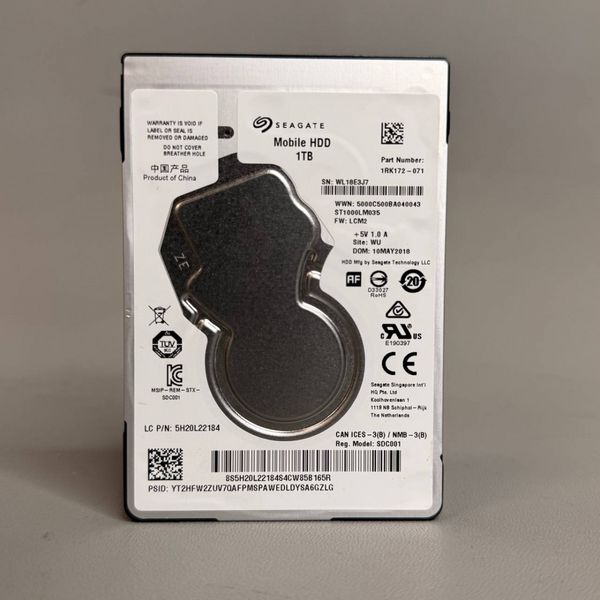 Жесткий диск Seagate 1 тб ST1000LM035 