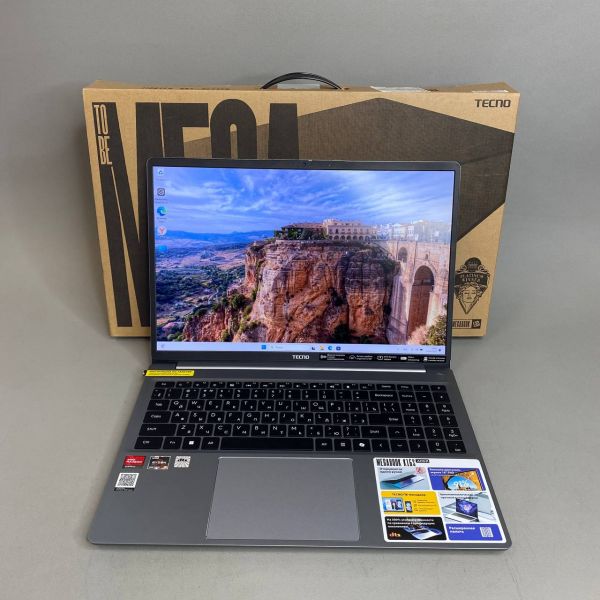 16'' IPS Ноутбук Tecno Megabook K16S серый
