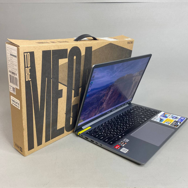 16'' IPS Ноутбук Tecno Megabook K16S серый