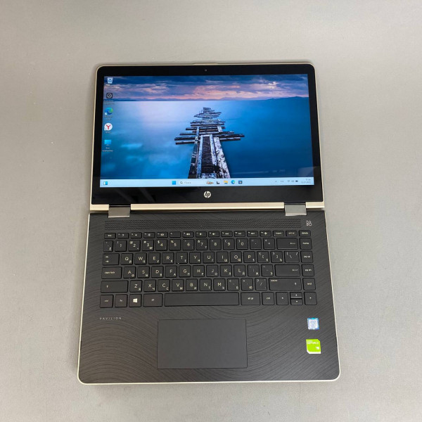 14'' Сенсорный Ноутбук HP pavilion x360 convertible золотистый