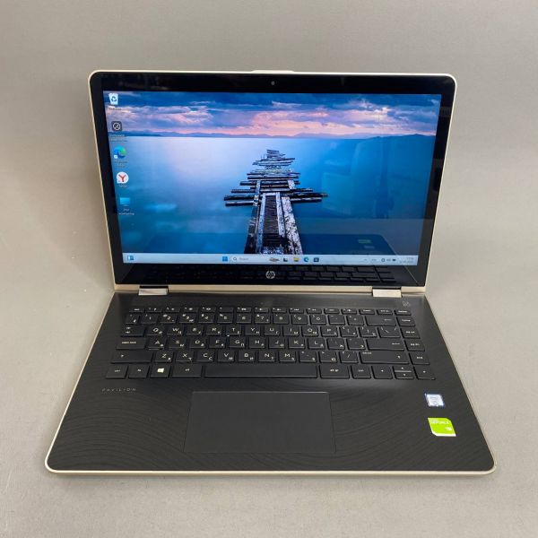 14'' Сенсорный Ноутбук HP pavilion x360 convertible золотистый