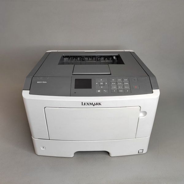 Принтер лазерный Lexmark MS510dn, ч/б, A4, белый/серый