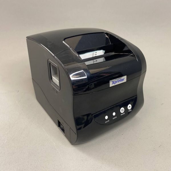 Термопринтер для печати этикеток XPrinter XP-365B, USB, цвет черный