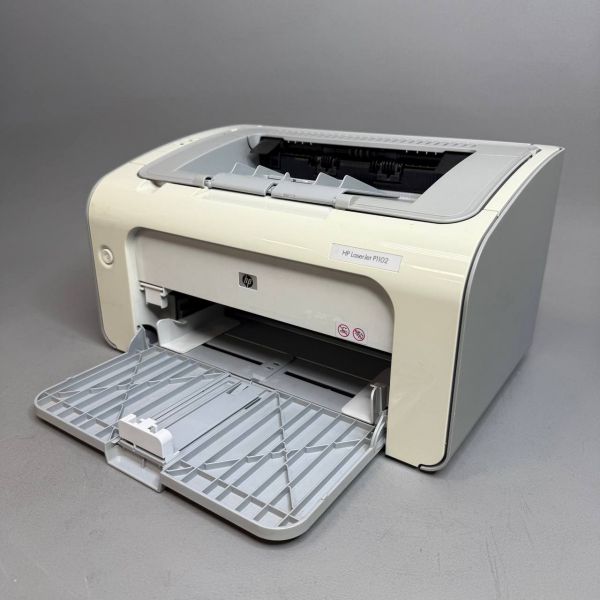 Принтер лазерный HP LaserJet Pro P1102, ч/б, A4, белый