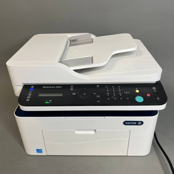 МФУ Xerox WorkCentre 3025 лазерный A4 черно-белый с Wi-Fi, Ethernet, USB, память 128 МБ, скорость печати 20 стр/мин