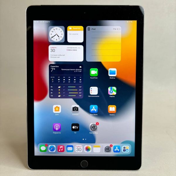 9.7'' Планшет Apple iPad Air 2  RU, 2/16 ГБ Wi-Fi + Cellular grey