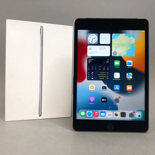 Apple iPad Mini 4(A1550), Wi-Fi + Cellular,128 gb  серый