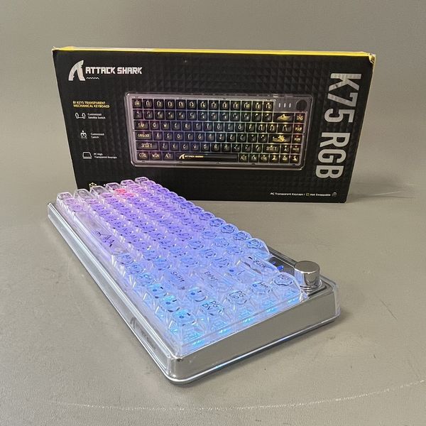 Игровая Механическая клавиатура Attack Shark K75 RGB