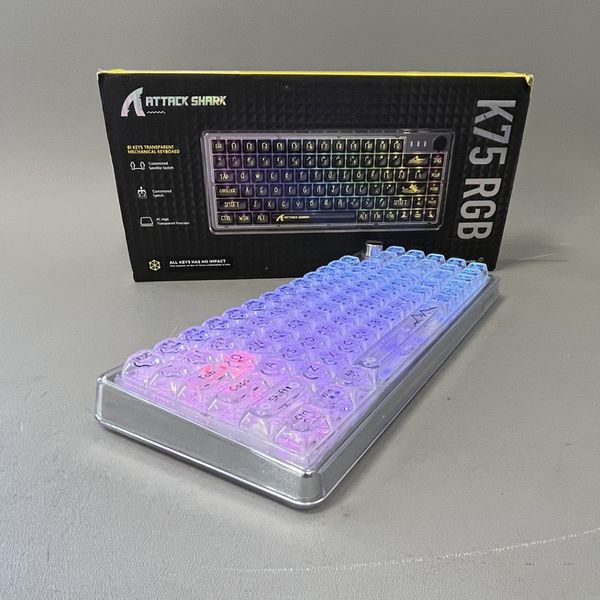 Игровая Механическая клавиатура Attack Shark K75 RGB