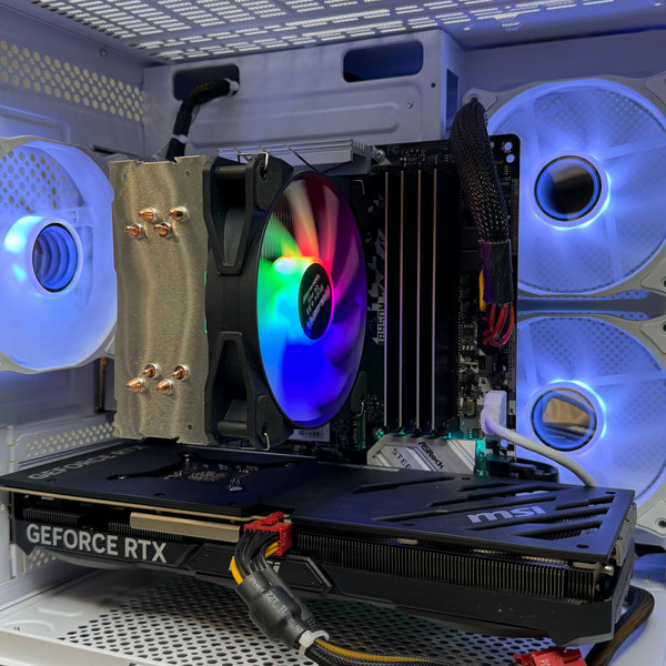 Игровой ПК R5 5500 / 32Gb / 512Gb + 1Tb / 8Gb RTX5060Ti