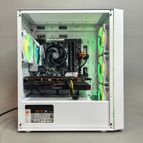 Игровой ПК Ryzen 5 5500 / 16Gb / 480Gb + 1Tb / 8Gb RX6600XT