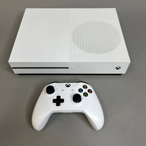 Игровая приставка Microsoft Xbox One S 500 ГБ HDD, без игр, белый