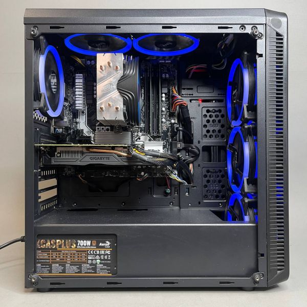 Игровой ПК Ryzen 5 1600X / 16Gb / 256Gb + 500Gb / GTX1060