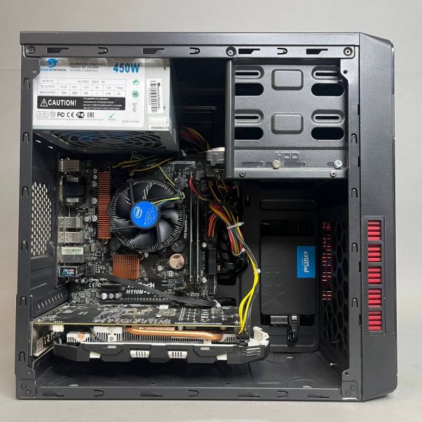 Игровой ПК / i5-7400 / 16Gb / SSD 240Gb / HDD 500Gb / 3Gb GTX1060 