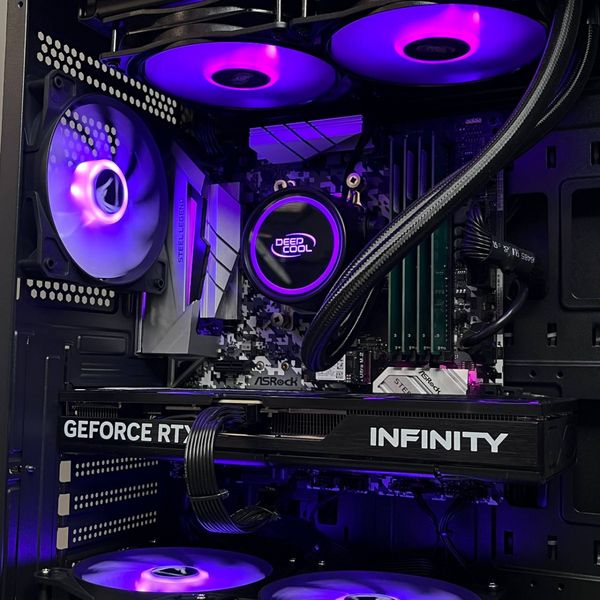 Игровой ПК Ryzen 5 5500 / 32Gb / SSD 512Gb m.2 / 1Tb HDD / 8Gb RTX 5060Ti