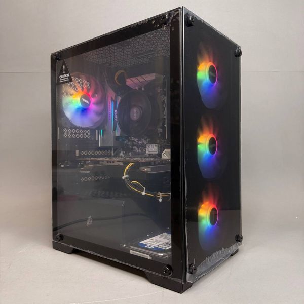 Игровой ПК Ryzen 5 5500 / 16Gb / 256Gb m.2 / 500Gb HDD / 8Gb RX6600