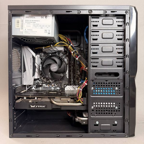 Игровой ПК Ryzen 5 2400g / 16Gb / 240G SSD / HDD 500Gb / 4Gb AMD R9 380