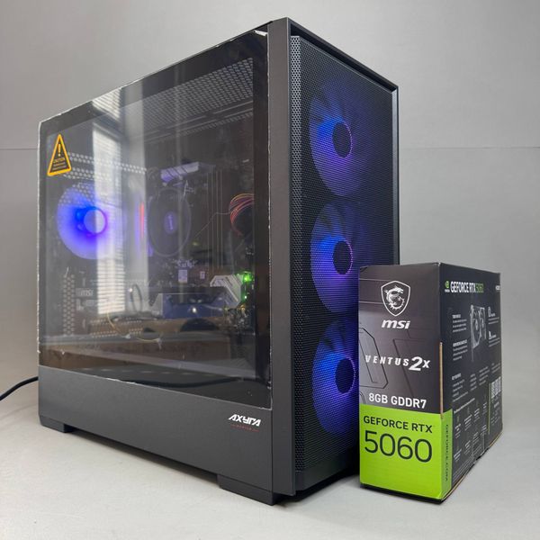 Игровой ПК R5 5500 / 32Gb / 1Tb HDD / 1Tb m.2 / 8Gb RTX5060