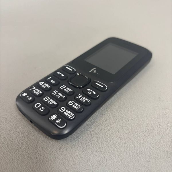 Телефон кнопочный мобильный F+ F197 Black, черный