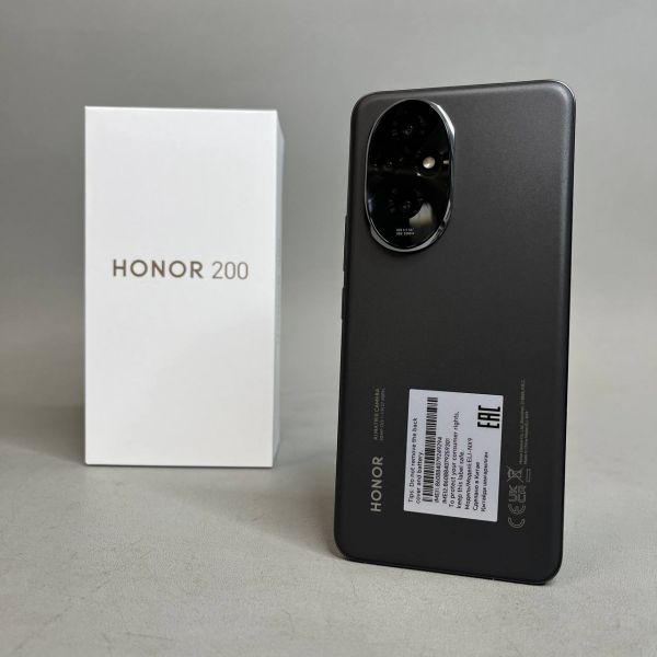 Смартфон HONOR 200 12/512 ГБ Global Dual nano SIM, вельветовый черный