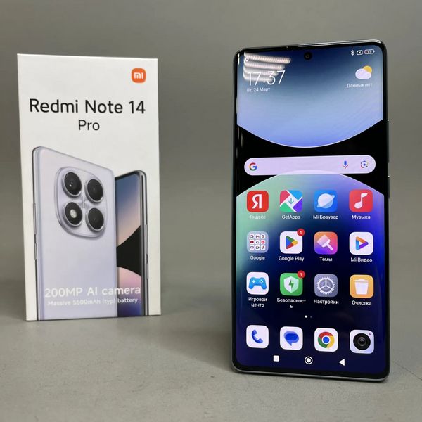 Смартфон Xiaomi Redmi Note 14 Pro 4G 12/512 ГБ Global, Dual nano SIM, голубой