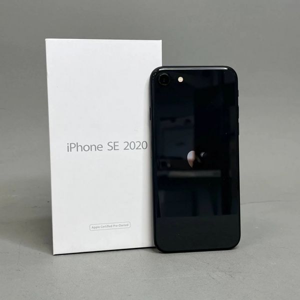 Смартфон Apple iPhone SE 2020 128 ГБ, nano SIM+eSIM, черный (Slimbox)