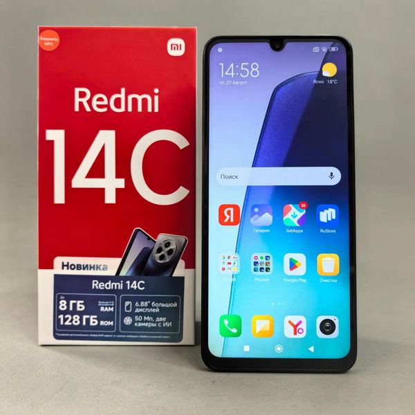 Смартфон Xiaomi Redmi 14C 4/128 ГБ, Dual nano SIM, черный