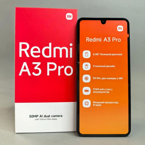 Смартфон Xiaomi Redmi A3 Pro 4/128GB Черный
