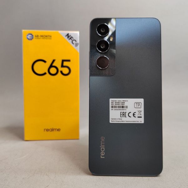 Смартфон realme C65 6/128 ГБ, 2 nano SIM, черный