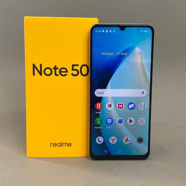 Смартфон Realme Note 50 3/64 ГБ RU, Dual nano SIM, небесно-голубой