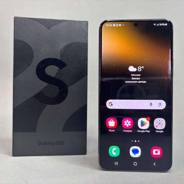 Смартфон Samsung Galaxy S22 8/256 ГБ, nano SIM , черный фантом