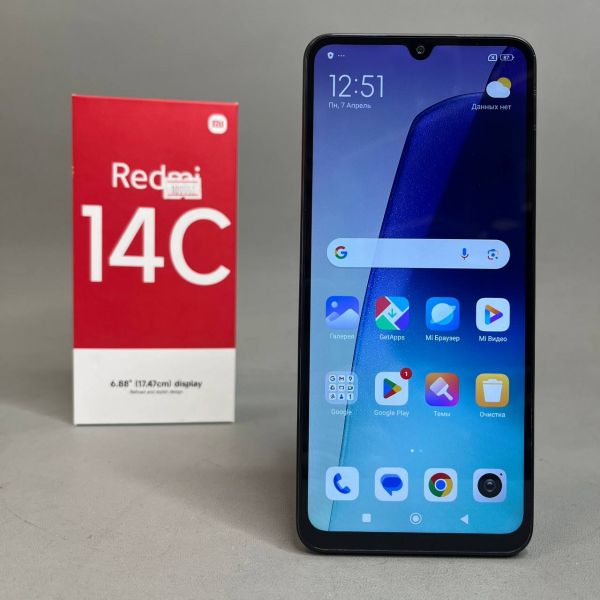 Смартфон Xiaomi Redmi 14C 8/256 ГБ Global, Dual nano SIM, черный