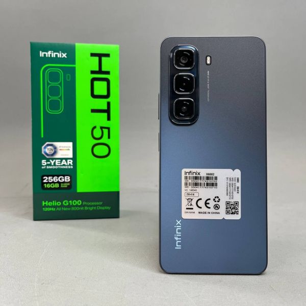 Смартфон Infinix HOT 50 8/256Gb Sleek Black