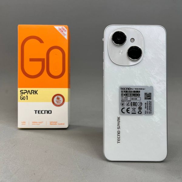 Смартфон TECNO Spark Go 1 4/128Gb, белый