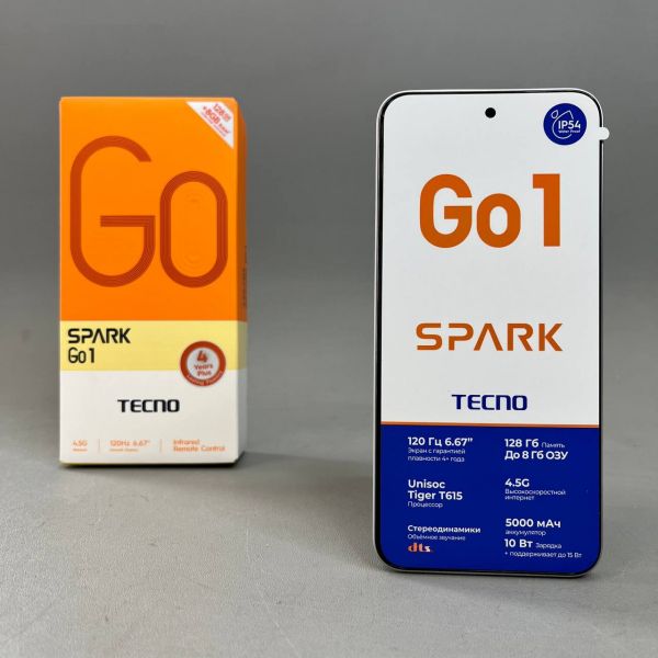 Смартфон TECNO Spark Go 1 4/64Gb, черный