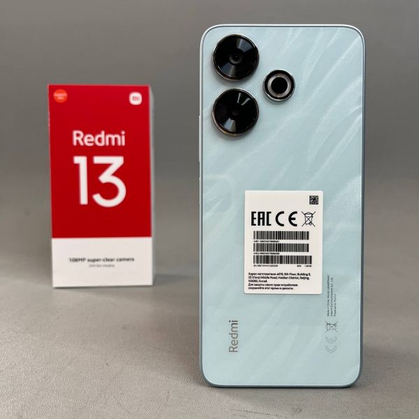 Смартфон Xiaomi Redmi 13 6/128 ГБ Ростест, Dual nano SIM,  синий