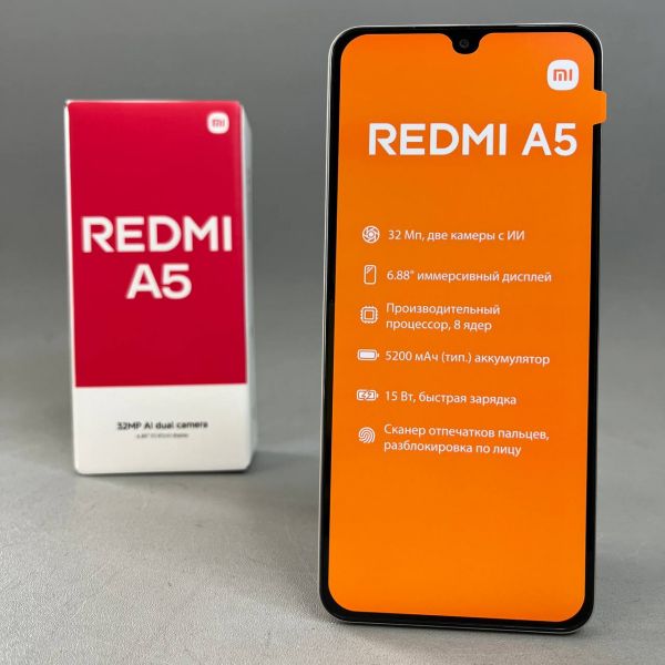 Смартфон Xiaomi Redmi A5 4/128Gb , Dual nano SIM , RU Золотистый