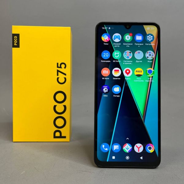 Смартфон Xiaomi Poco C75 6/128 ГБ RU, черный