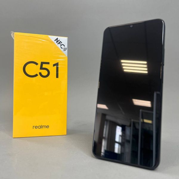 Смартфон realme C51 4/128 ГБ RU, Dual nano SIM, черный
