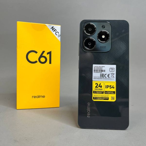 Смартфон realme C61 6/128 ГБ RMX3930, Темно-зеленый
